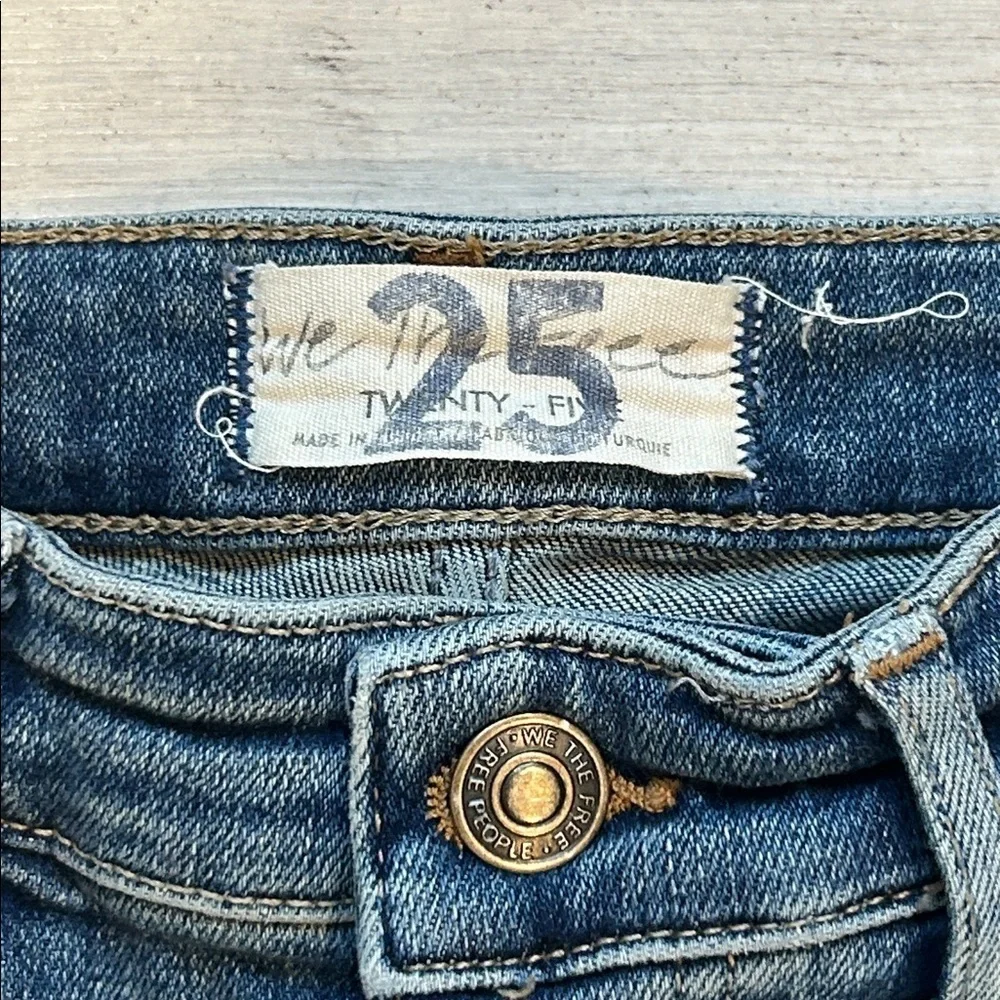 Free People We The Free skinny high rise ankle jeans size 25